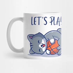 CAT KITTY KITTEN LET'S PLAY Mug